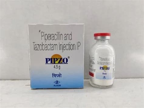 Piperacillin Tazobactam 45 Sodium Sterile Pipzo 45gm Injection At