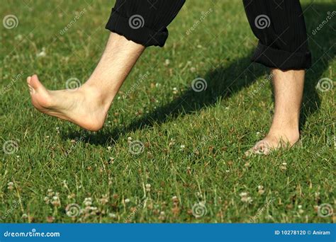 Walking Barefoot Stock Photo Image 10278120
