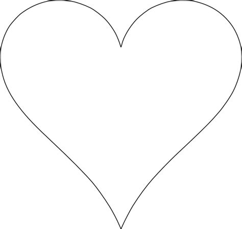 6 Free Printable Heart Templates Printable Hearts Heart Shapes And