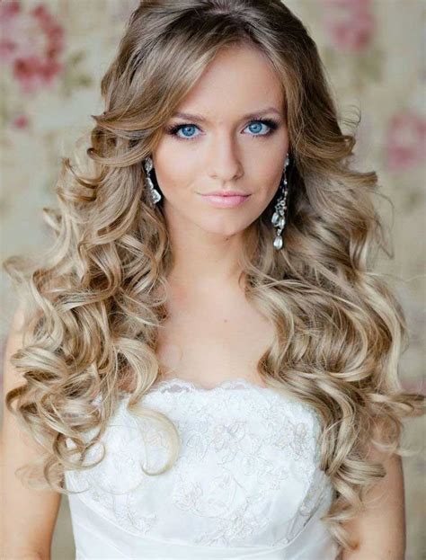 If you have long curly hair and are looking for the right way to style and cut them, you have come to the right place. Simple Long Bridal Hairstyles For Curly Hair - Love and ...