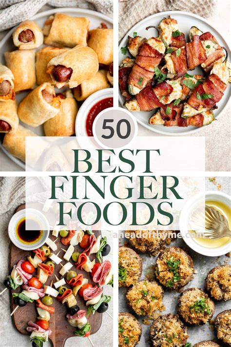 50 Best Finger Foods Recipe Finger Food Appetizers Appetizers Easy