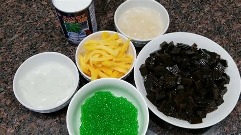 Grass Jelly And Fruits Dessert Ly Chè Siêu To 😀🤩 Youtube