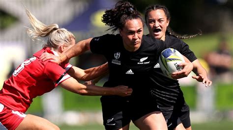 Womens Rugby World Cup New Zealand Dominate Wales In 56 12 Victory To