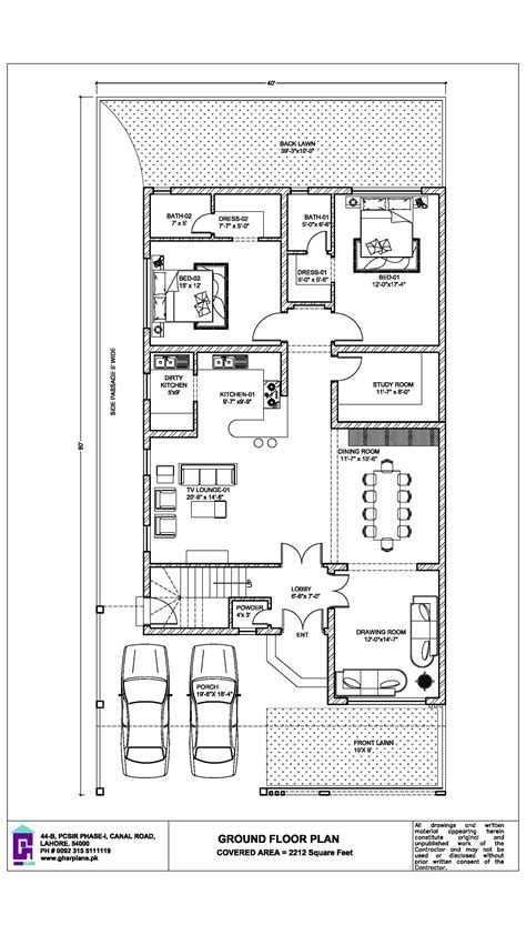 350 Sq Yards House Plans