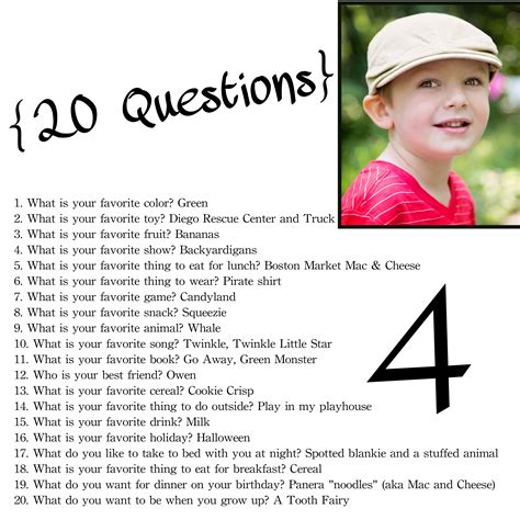 20 Questions Every Birthday Starting At Age 3 Twins Birthday Ideas