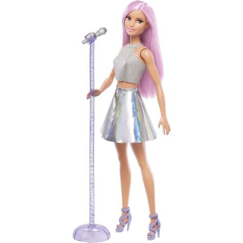 Poupée Barbie Métier Pop Star Mattel La Poupée à Prix Carrefour