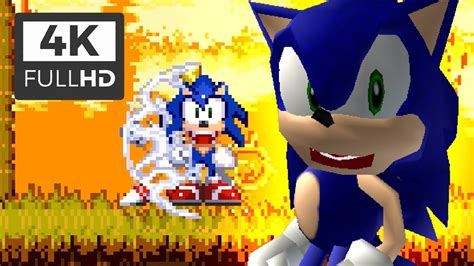 Sonic 3 Air Dreamcast Sa1 Sonic Gameplay In 4k 60 Fps Youtube