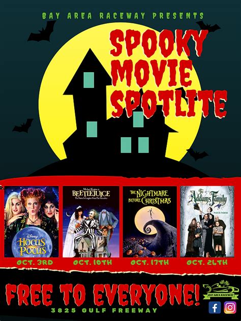 Spooky Movie Spotlite Bayarearaceway