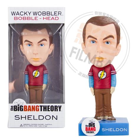 Genuine Funko Wobbler Big Bang Theory Sheldon Cooper Bobblehead Doll