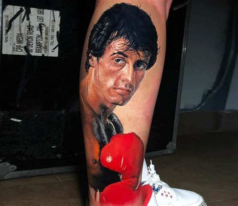 Rocky Balboa Tattoo By Steve Butcher Post 23120 Tattoos Rocky