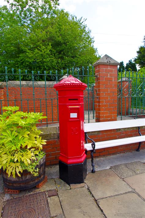 Crich Penfold Pillar Box The Penfold Post Box Was In Use Flickr