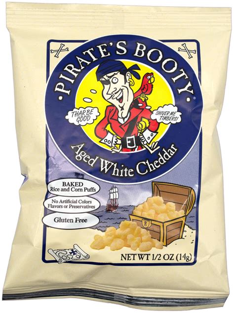Pirates Booty Snack Puffs Aged White Cheddar — Snackathon Foods