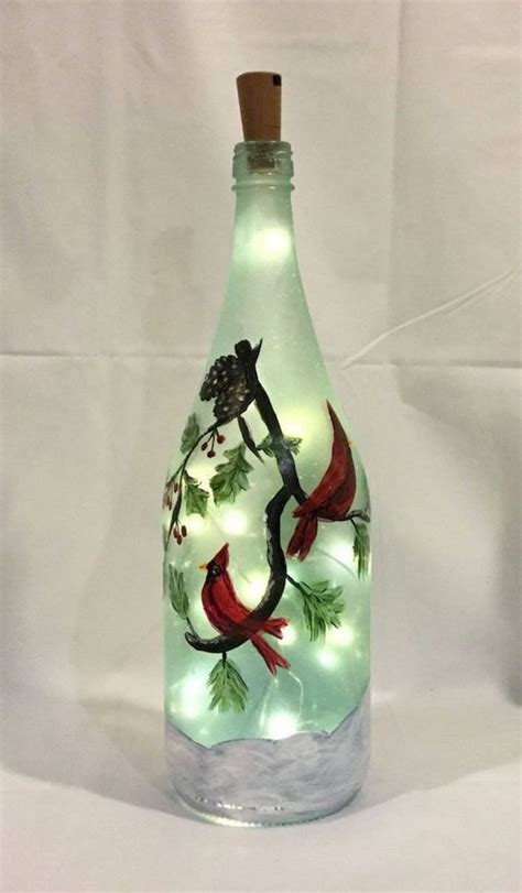40 fantastic diy wine bottle crafts ideas with lights 27 doityourzelf