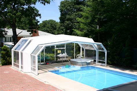 New York Pool Enclosure Manufactured By Roll A Coveramericas Leading