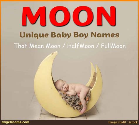 Top 300 Baby Boy Names That Mean Moon