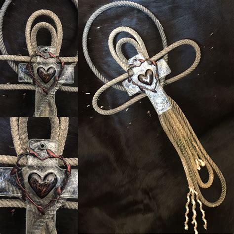 Unbridled Faith Real Lariat Rope Cross Cross Art Diy Ts For