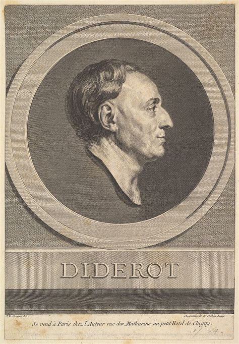 Augustin De Saint Aubin Portrait Of Denis Diderot The Metropolitan
