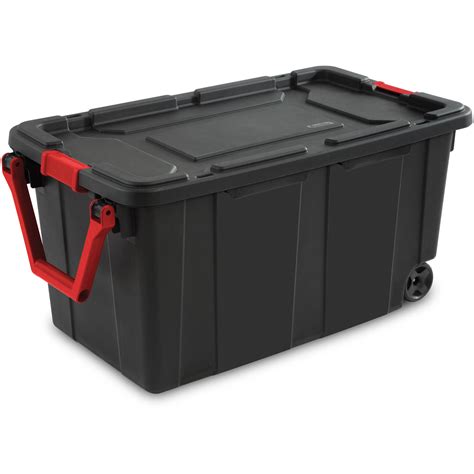 Not only storage bins with wheels, you could also find others such as rolling storage bins, parts storage bins, plastic storage bins on metroupdate.biz supplies products related to storage bins with wheels at better prices than those other places. Plastic 40 Gallon Storage Tote Set of 2 Sterilite Large ...