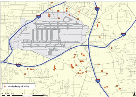 Freight Forwarder Location Map Hartsfield Jackson Atlanta