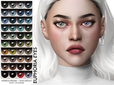 The Sims Resource Euphoria Eyes N149 Non Default Heterochromia