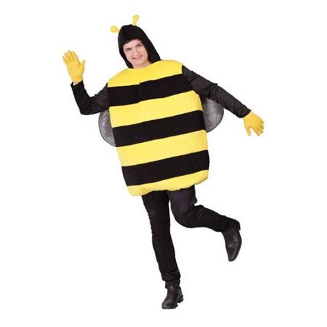 Adult Bumblebee Bug Killer Bee Stag Do Mens Fancy Dress Novelty Costume