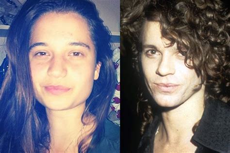 Michael Hutchence And His Daughter Tiger Lily Michael Hutchence Bob Geldof Spitting Image