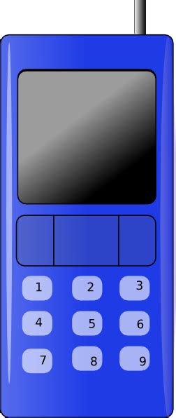 Hand Phone Clip Art at Clker.com - vector clip art online, royalty free & public domain