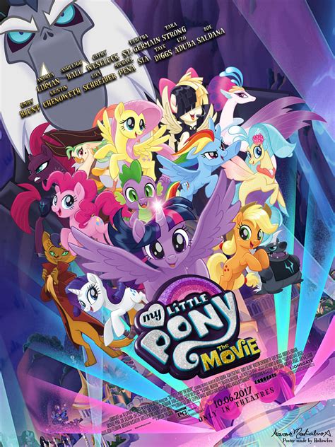 Fanmade My Little Pony The Movie Poster By Aaronmon97 On Deviantart