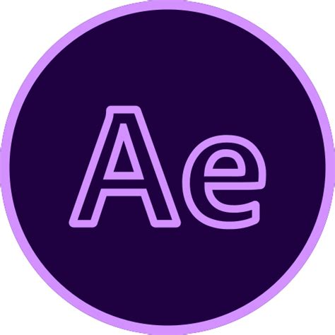 Adobe After Effects Logo Icon Png Transparent Elements