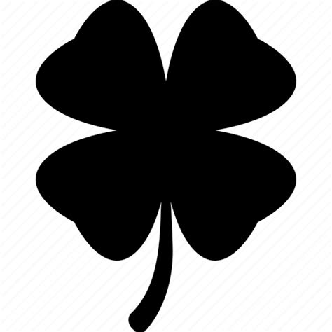 Clover Four Leaf Clover Irish Luck Lucky St Patricks Day Icon
