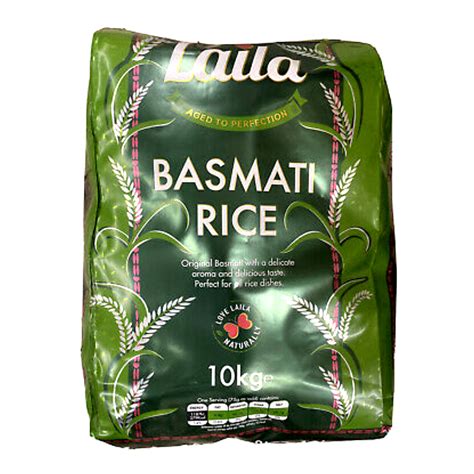 Laila Basmati Rice 10kg Fnb Basket