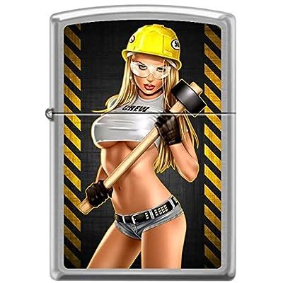 Buy Keith Garvey Sexy Pinup Girl Zippo Lighter Hard Hat Babe Online At