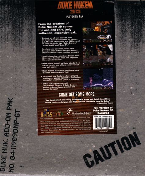 They can be modified in the game's options screen. Duke Nukem 3D: Plutonium PAK (1996) DOS box cover art - MobyGames