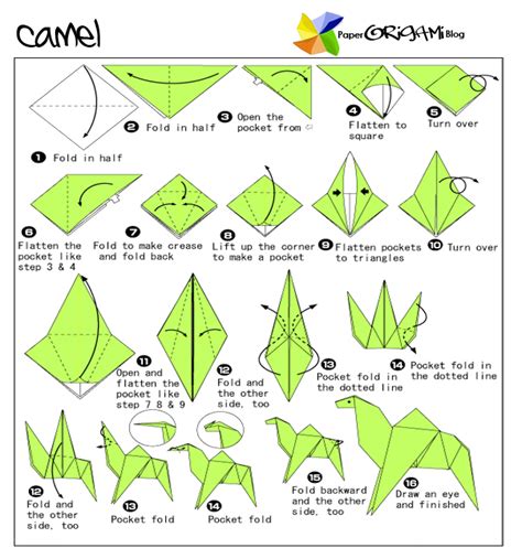 Animals Origami Camel Paper Origami Guide