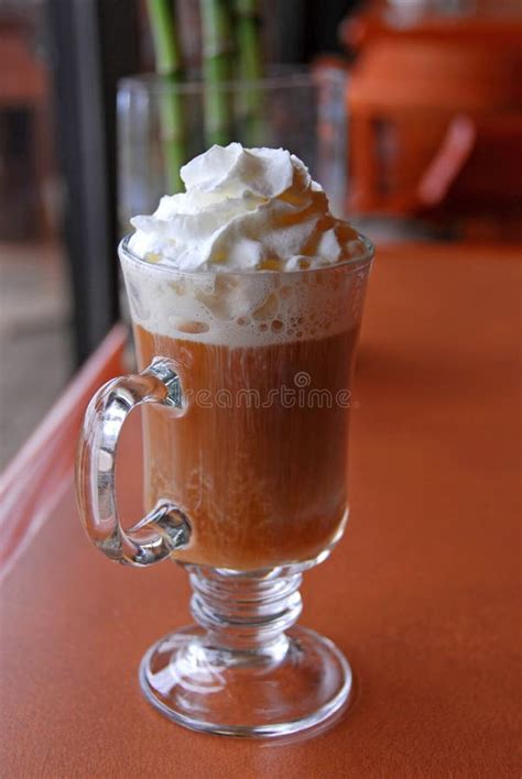 Coffee Whipped Cream Stock Photo Image Of Sweet Glass 797178