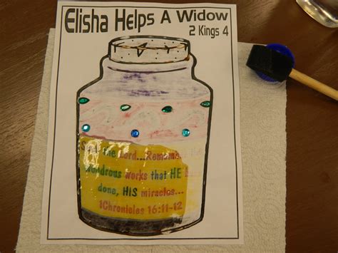Hands On Bible Teacher Elisha And The Widow