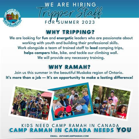 Staff Camp Ramah In Canada