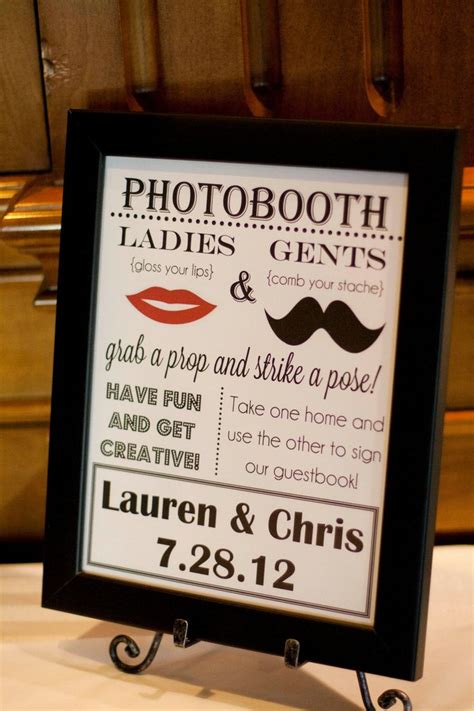 Diy Photo Booth Sign 1500 Via Etsy With Images Photo Booth
