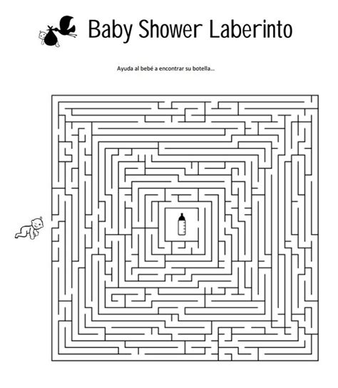 Crucigrama Para Baby Shower Con Respuestas Balbuceos â”‚ Juegos Para