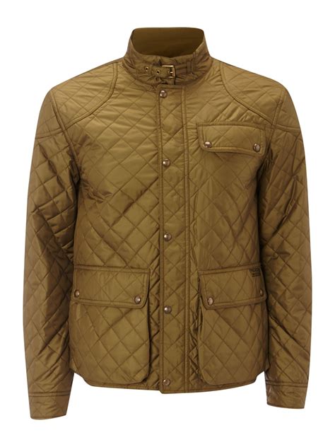 Polo Ralph Lauren Cadwell Quilted Bomber Jacket In Natural For Men Lyst
