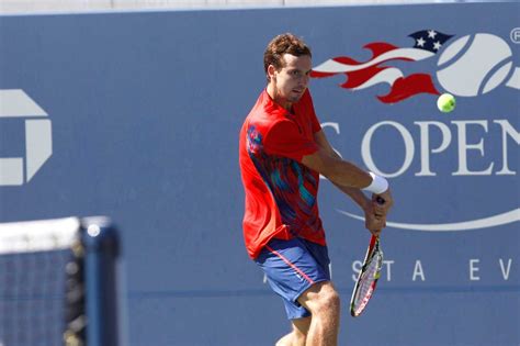 Ernests Gulbis Lat In Action Against Tommy Haas Ger 21 In The