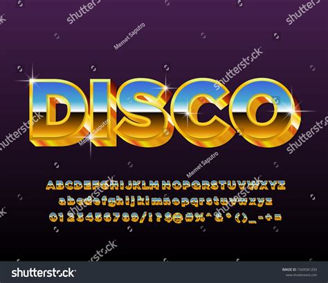 Modern Retro Font Effect 80s 90s Stock Vector Royalty Free 1569581203