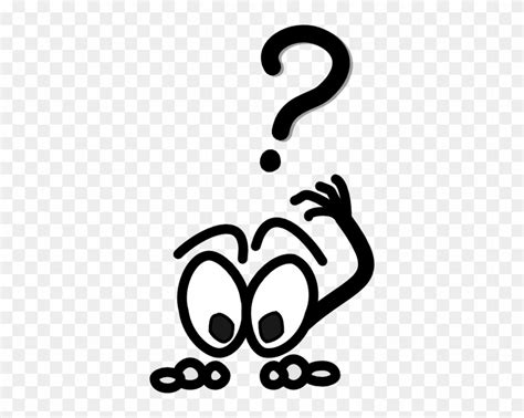 Eyeman Question Thinking Clip Art Thinking Clipart Black And White