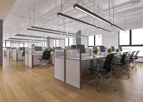 3d Rendering Business Meeting And Working Room On Office Building