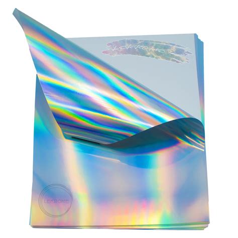 Holographic Sticker Paper Holo Stickers Sheets Cricut Craft Etsy