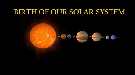 Birth Of Our Solar System How Our Solar System Born Youtube