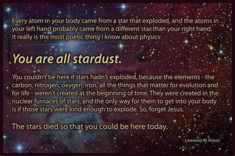 We Are All Stardust Yes I Know Its A Repost Of The Quote Some