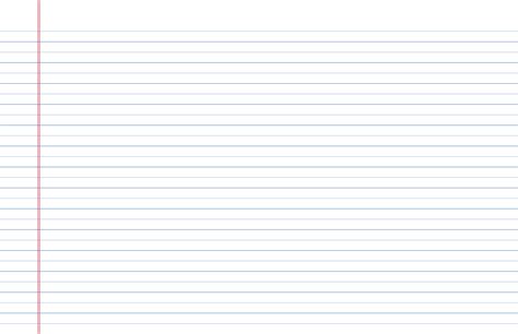 Wide-Ruled Lined Paper on Ledger-Sized Paper in Landscape ...