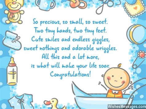 Congratulations For Baby Boy Newborn Wishes And Quotes