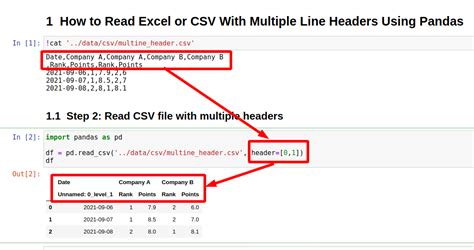Read Csv Pandas With Header Hot Sex Picture